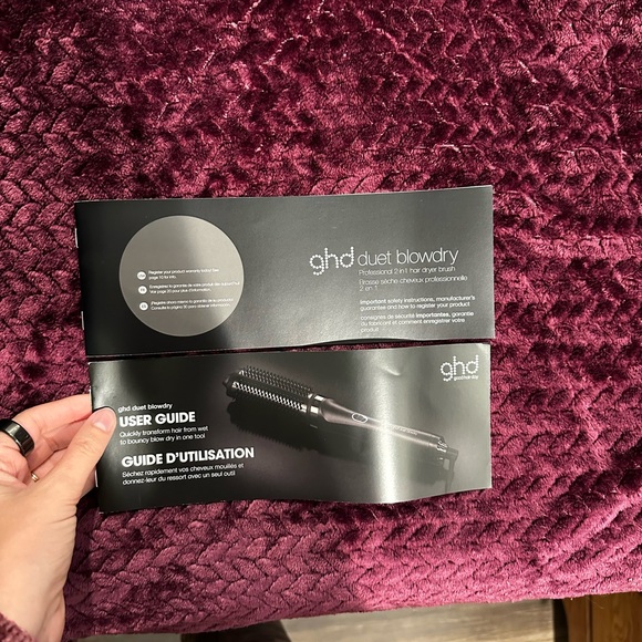 GHD Duet Blow Dry Brush - White - Picture 2 of 3